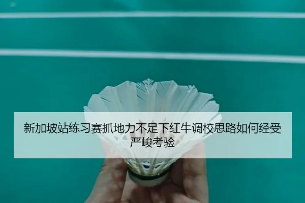 新加坡站练习赛抓地力不足下红牛调校思路如何经受严峻考验（jiangnan）